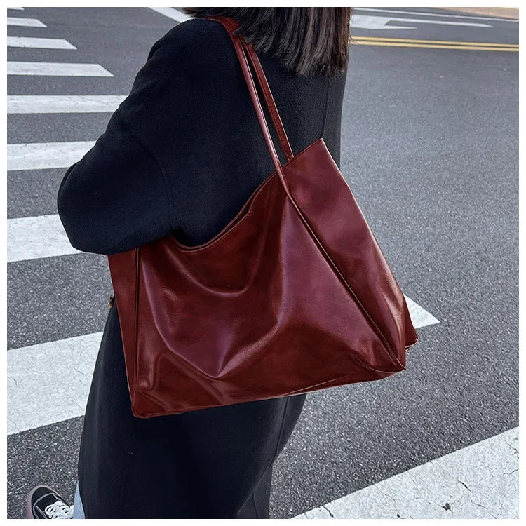 Vegan Leather Shoulder Bag - Girls Just Wanna Shop