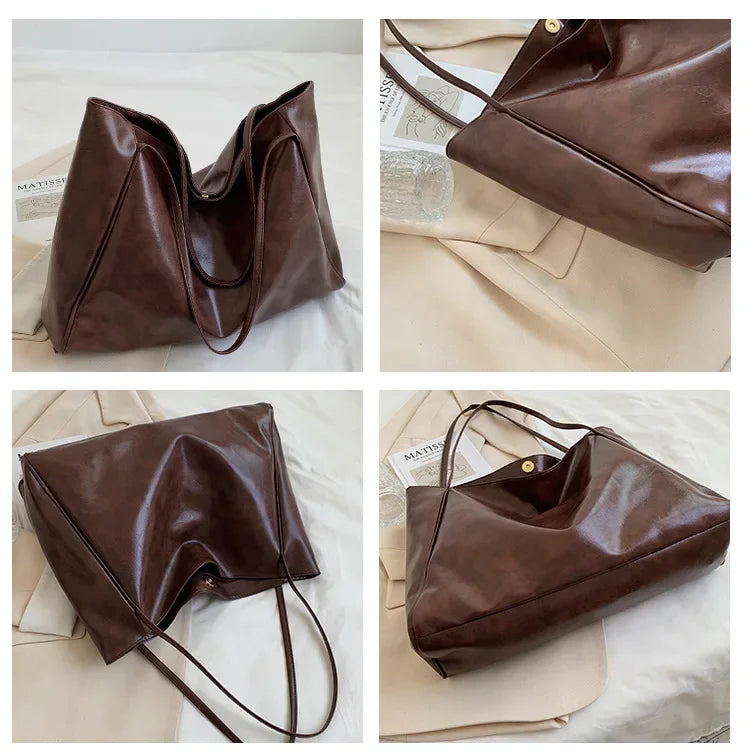 Vegan Leather Shoulder Bag - Girls Just Wanna Shop