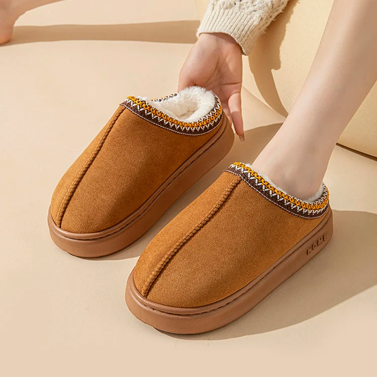 Fluffy Home Slippers - Girls Just Wanna Shop