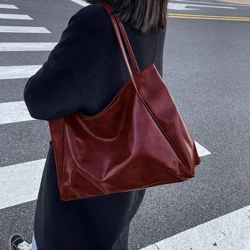 Vegan Leather Shoulder Bag - Girls Just Wanna Shop