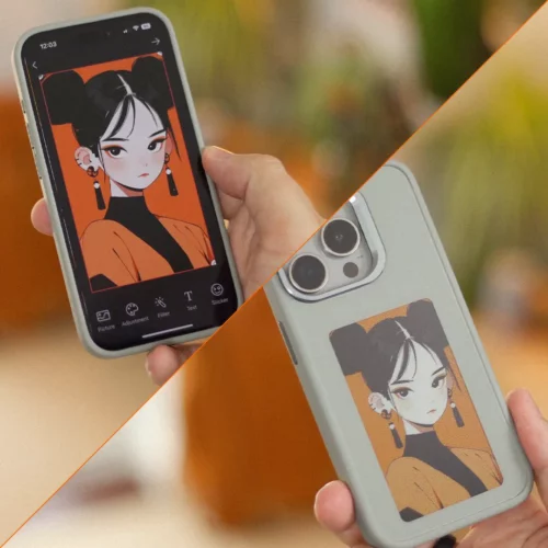 e-ink iphone case