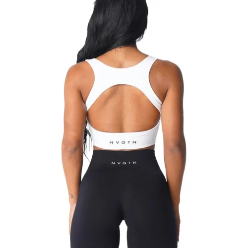 open back seamless sports bra